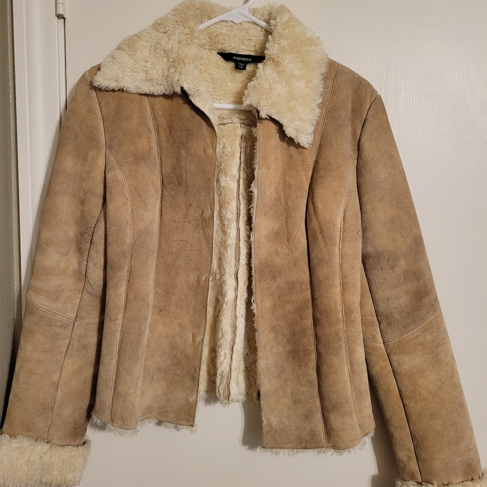 Adorable Express fur jacket!